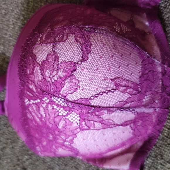 TORRID CURVE COLLECTION LIGHTLY LINED FULL COVERAGE BALCONETTE: PURPLE:NWOT - Picture 3 of 4